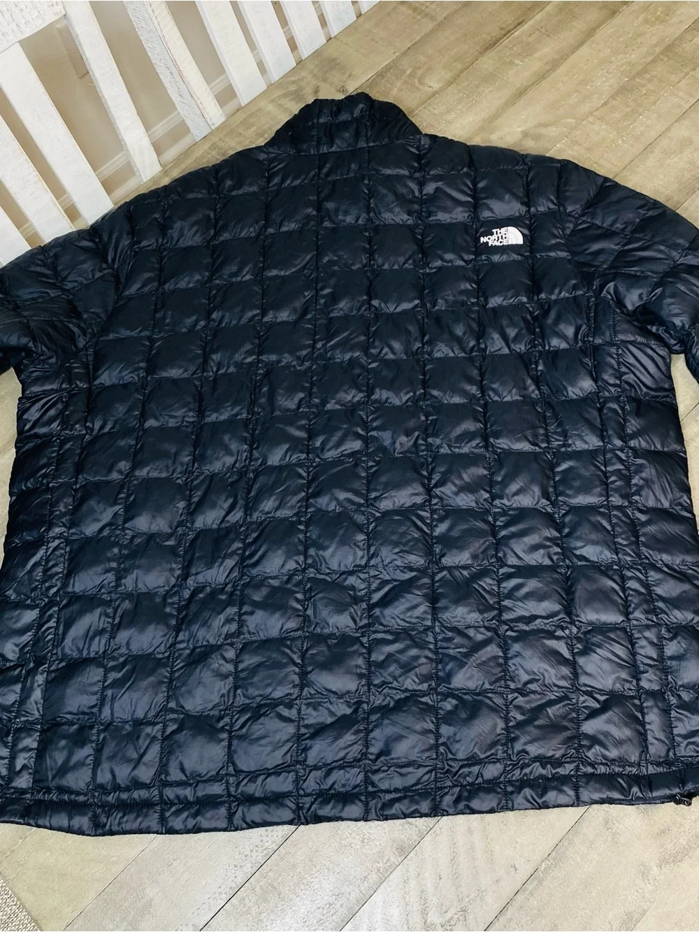 The North Face ThermoBall Eco Jacket Men's Black Quilted Puffer Full Zip Sz XXXL